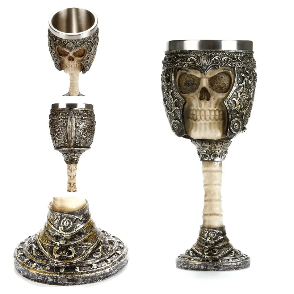 Stainless Steel Skull Mug