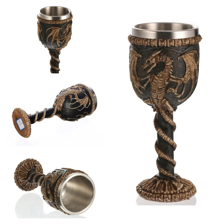 Stainless Steel Skull Mug