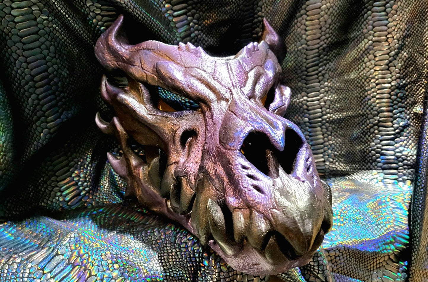 Rekkor Dragon Chimera Skully ADV Wearable Head Mythical Fantasy Creature Articulated Jaw
